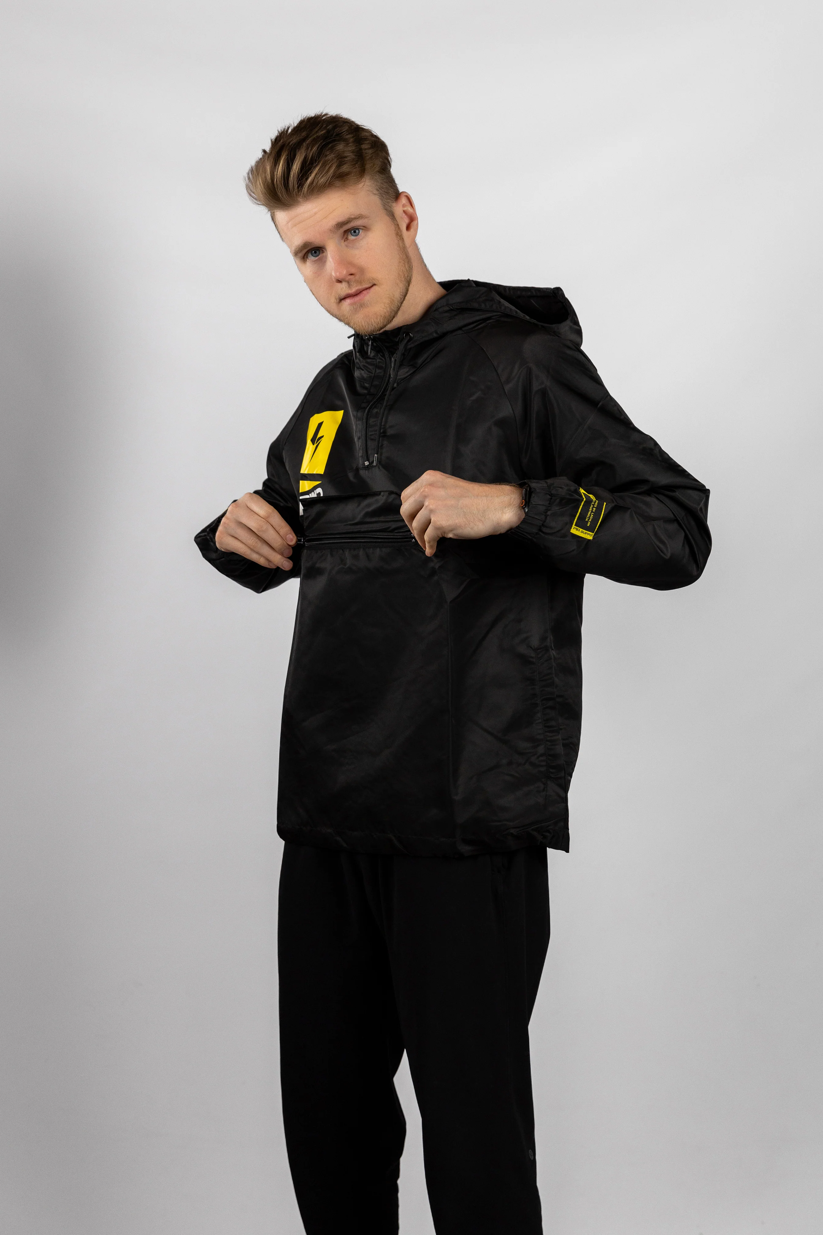 Charcoal Anorak Windbreaker - Image 3